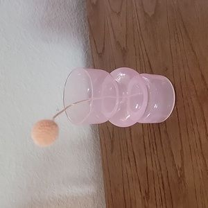 Geometric Glass Vase Pink Nordic Style